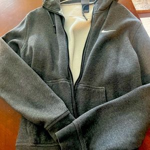 Nike hooded jacket size m